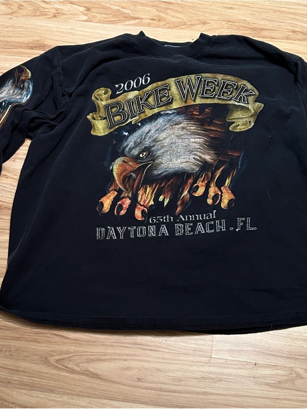 Vintage 2006 Bike Week Daytona Beach Men’s XL Long Sleeve Tee - Black